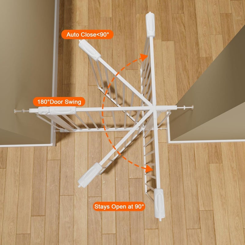 HOOOEN Extra Wide Baby Gate 48-53 Inch - Image 4